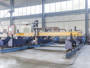 อัจฉริยะ Gantry ประเภท cnc เครื่องตัดแผ่นโลหะอัตโนมัติพลาสม่าและเครื่องตัดไฟ